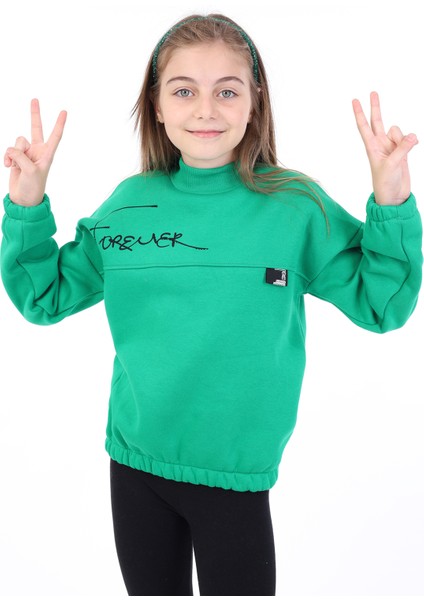 Toontoy Kids Kız Çocuk Baskılı Sweatshirt