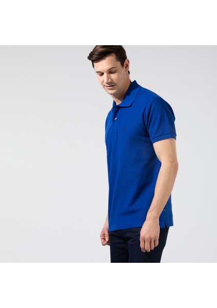 Nautıca Erkek Classic Fıt Mavi Kısa Kollu Polo K35000T.40P