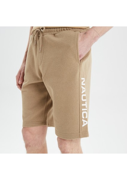 Nautıca Erkek Bej Baskılı Standart Fıt Şort K35319T.2SA fırsatları