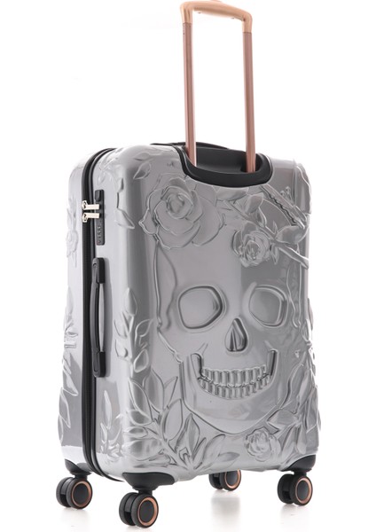 Gümüş Ççs 5217 Kuru Kafa Polikarbon 3 Lü Valiz Seti indirimleri