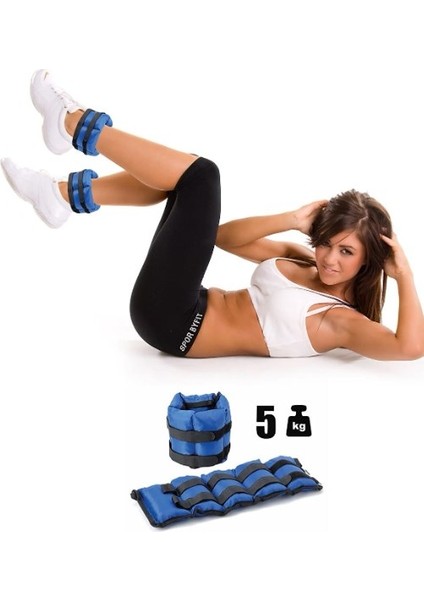 Ckspor 2,5 kg x 2 Adet El Ayak Bilek Ağırlığı Kum Torbası Ağırlık Seti