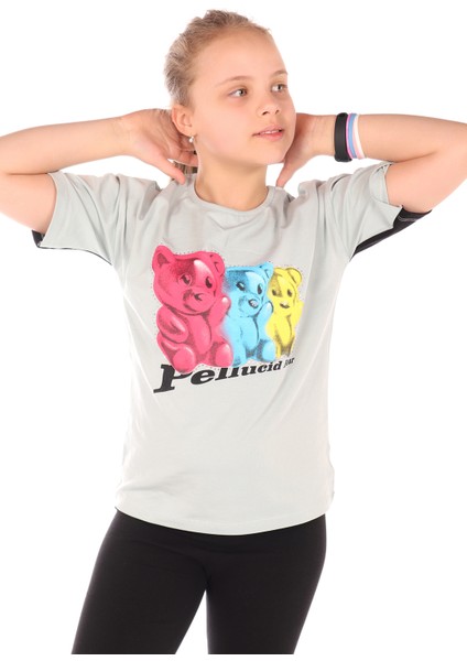 Toontoy Kız Çocuk Baskılı Tişört