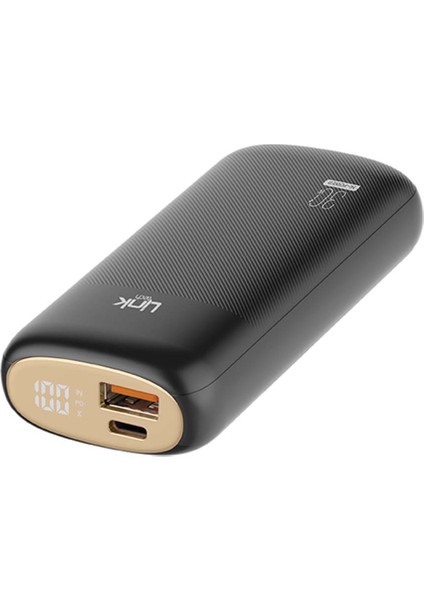 Linktech PD13 Premium 10000 Mah Pd 30W Süper Hızlı Powerbank Siyah