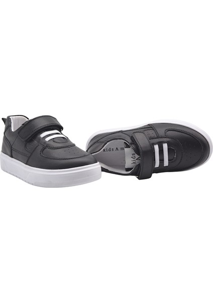 Stones Tek Cırtlı Deri Unisex Çocuk Ayakkabı Siyah fırsatları