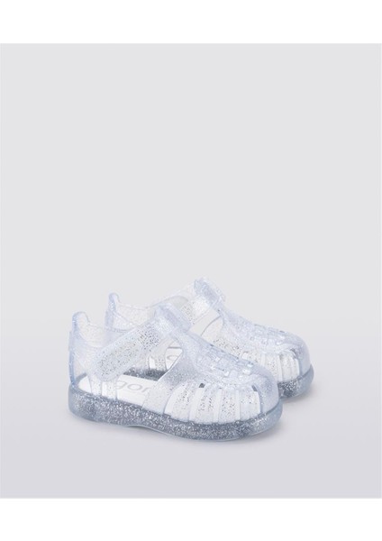 S10308 Tobby Gloss Glitter Igor Marka Kız Çocuk Sandalet Simli Şeffaf
