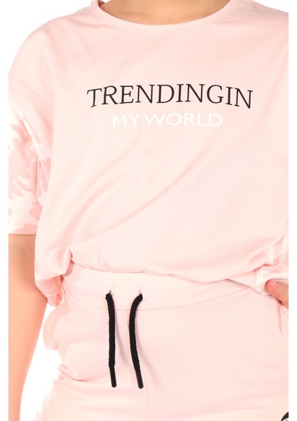 Toontoy Kız Çocuk Trendingin Myword Baskılı Eşofman Takım modelleri