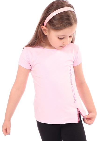 Toontoy Kız Bebek Passion Desing Baskılı Tişört