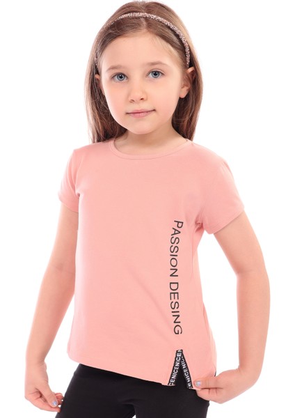Toontoy Kız Bebek Passion Desing Baskılı Tişört