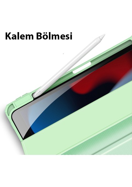 Ason Plus Dux Ducis iPad 10.2 2022 Kılıf Toby Series Kalem Yerli Manyetik Kapaklı Kılıf