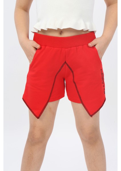 Toontoy Kız Çocuk #mood It S A Good Nakışlı Şort fiyatları