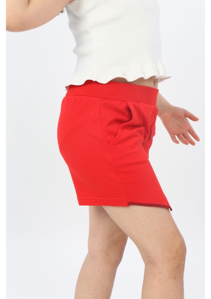 Toontoy Kız Çocuk #mood It S A Good Nakışlı Şort fırsatları