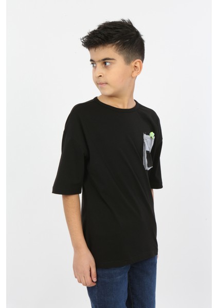 Toontoy Erkek Çocuk Göğsü Cepli Tişört fiyatları