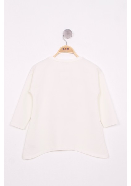 Toontoy Kız Çocuk Pullu Kalp Nakışlı Tişört fiyatları