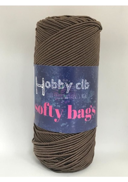 Hobby Club Softy Bags Supra Mumlu Ip Çanta Ipi 200 Gr.5 Adet (1kg) Kahverengi