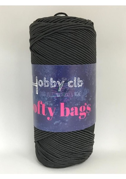Hobby Club Softy Bags Supra Mumlu Ip Çanta Ipi 200 Gr.5 Adet (1kg) Siyah