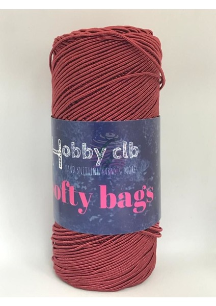 Hobby Club Softy Bags Supra Mumlu Ip Çanta Ipi 200 Gr.5 Adet (1kg) Bordo