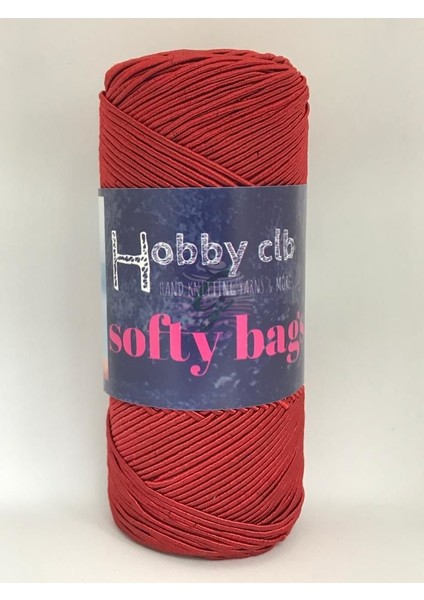 Hobby Club Softy Bags Supra Mumlu Ip Çanta Ipi 200 Gr.5 Adet (1kg) Kırmızı