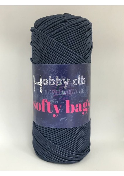 Hobby Club Softy Bags Supra Mumlu Ip Çanta Ipi 200 Gr.5 Adet (1kg) Lacivert