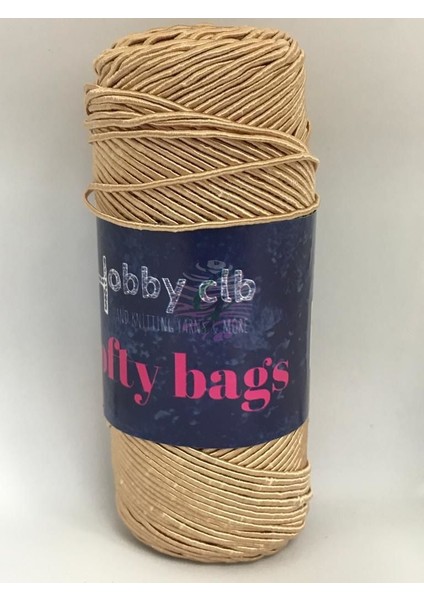 Hobby Club Softy Bags Supra Mumlu Ip Çanta Ipi 200 Gr.5 Adet (1kg) Somon