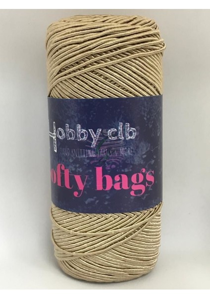 Hobby Club Softy Bags Supra Mumlu Ip Çanta Ipi 200 Gr.5 Adet (1kg) Latte