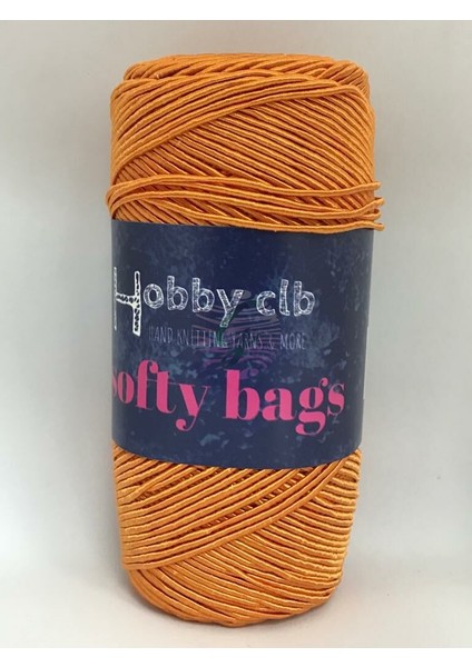 Hobby Club Softy Bags Supra Mumlu Ip Çanta Ipi 200 Gr.5 Adet (1kg) Turuncu