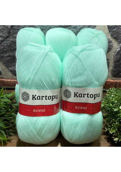 Kristal K1537 5 Adet Lif Ipi El Örgü Ipliği Su Yeşili