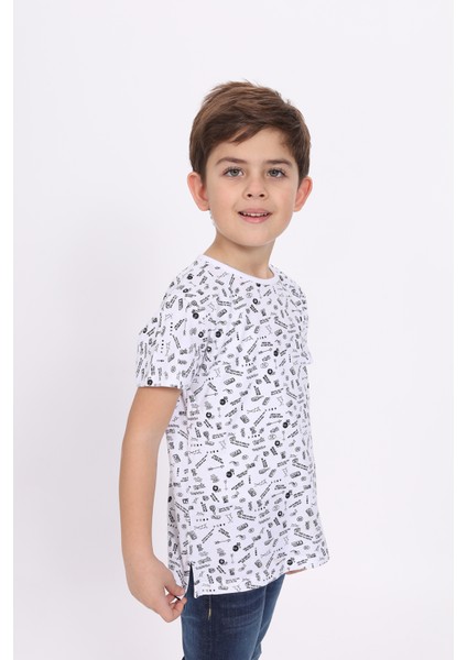 Toontoy Erkek Çocuk Komple Baskılı Tişört fırsatları