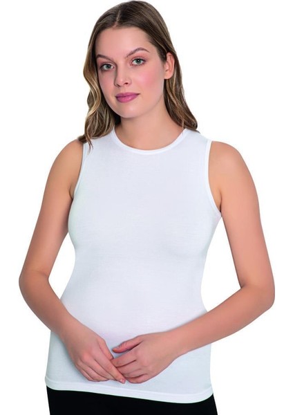 3740 Kadın Bambu Kolsuz Body Atlet modelleri