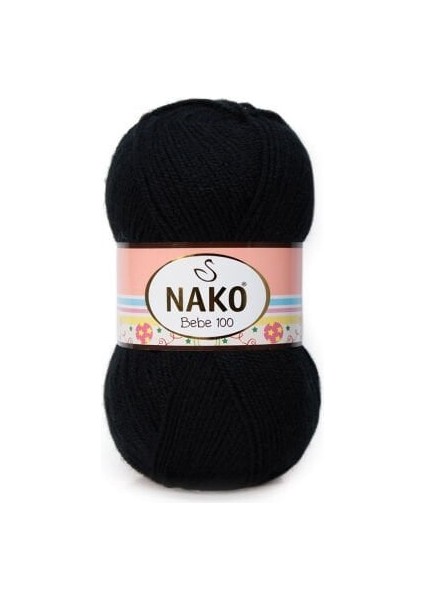 Bebe 100 217 5 Adet Bebe Ipliği Siyah