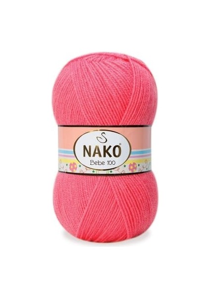 Bebe 100 236 5 Adet Bebe Ipliği Gül Pembe