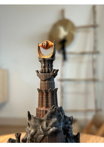 Turuncu Hane Sauron’un Gözü Yüzüklerin Efendisi Lotr Sauron Figür 15 cm