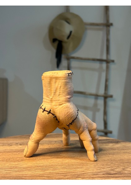 Wednesday El Hand Şey Figür 13 cm 3D Yazıcı ile Üretilmiş Aksesuar modelleri