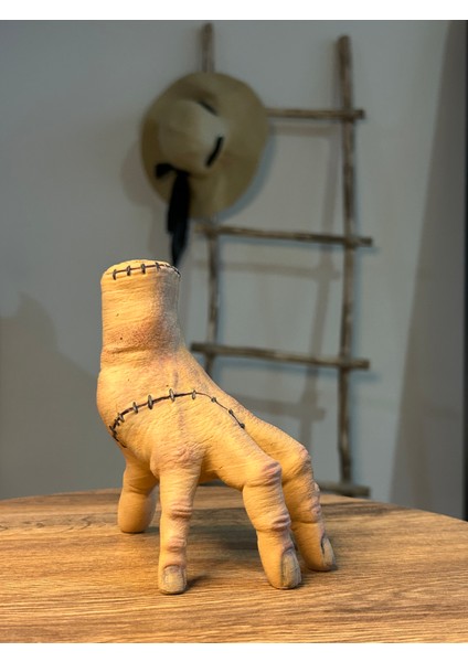 Wednesday El Hand Şey Figür 13 cm 3D Yazıcı ile Üretilmiş Aksesuar fırsatları