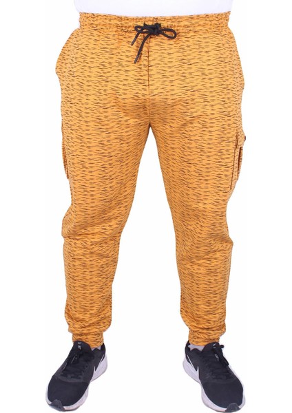 Mocgrande Büyük Beden Line Dance Likralı 2ip Eşofman Altı 23504 Hardal