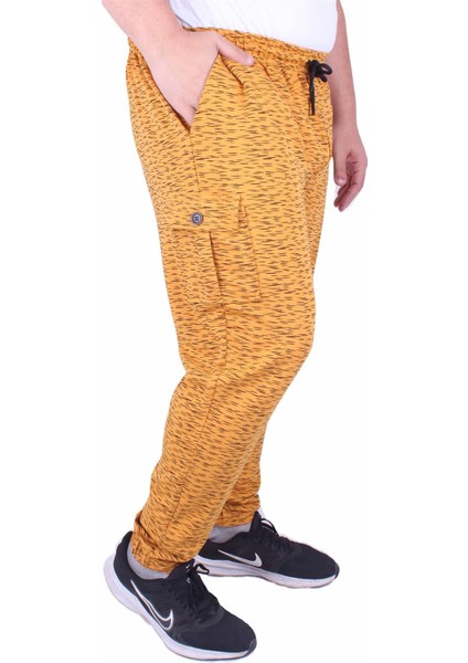 Mocgrande Büyük Beden Line Dance Likralı 2ip Eşofman Altı 23504 Hardal fiyatları