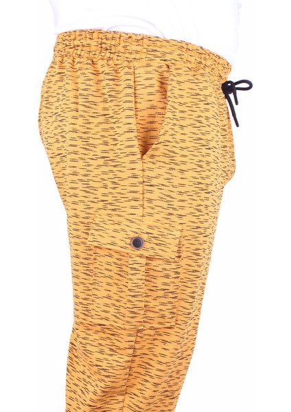 Mocgrande Büyük Beden Line Dance Likralı 2ip Eşofman Altı 23504 Hardal modelleri