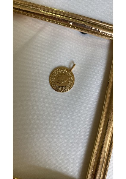 Çelik Gold Çeyrek Altın Kolye Ucu