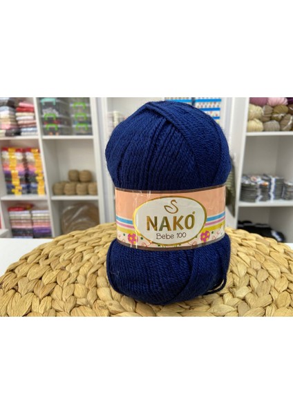 Bebe 100 10094 5 Adet Bebe Ipliği Lacivert