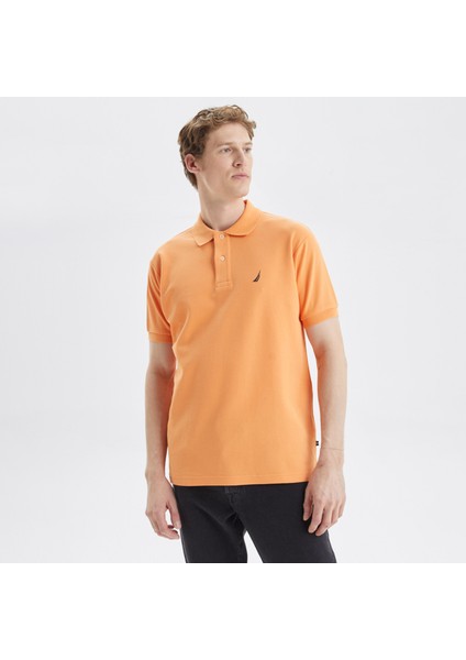 Nautıca Erkek Açık Pembe Classic Fıt Kısa Kollu Polo K35000T.62L