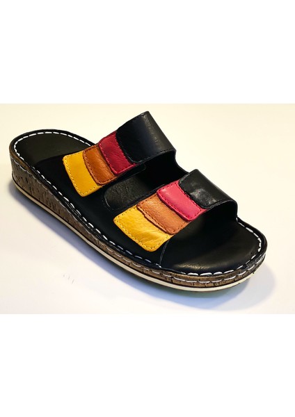 21315 Bayan Deri Comfort Terlik