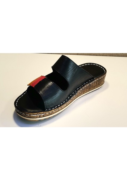 21315 Bayan Deri Comfort Terlik modelleri