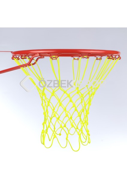 Basketbol Filesi 4mm Neon Sarı - 2 Adet (Basketbol Pota Ağı)