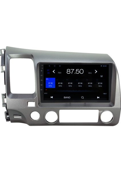 Honda Civic Fd6 Android 12 Kablosuz Carplay Navigasyon Multimedya Ekran Teyp - MY-0609W-