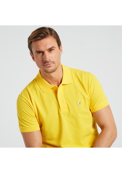 Nautıca Erkek Sarı Classic Fıt Kısa Kollu Polo K35501T.70E fırsatları