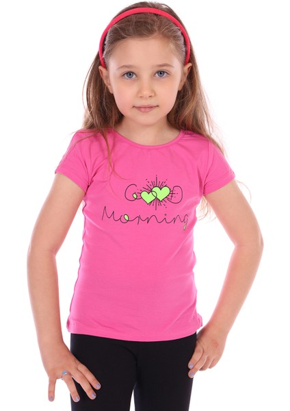 Toontoy Kız Bebek Good Morning Baskılı Tişört