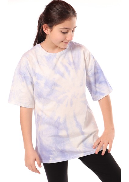 Toontoy Kız Çocuk Batik Desenli Tişört