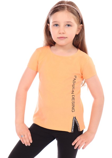 Toontoy Kız Bebek Passion Desing Baskılı Tişört