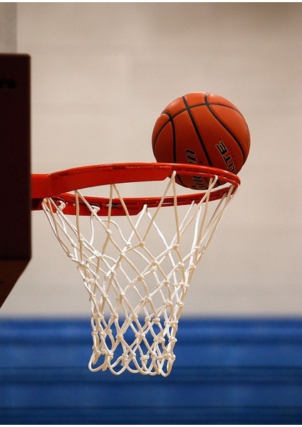 Basketbol Filesi 6mm Naylon Beyaz - 2 Adet