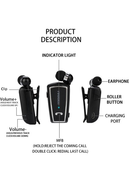 Tws Bluetooth Kulaklık - Siyah (Yurt Dışından)