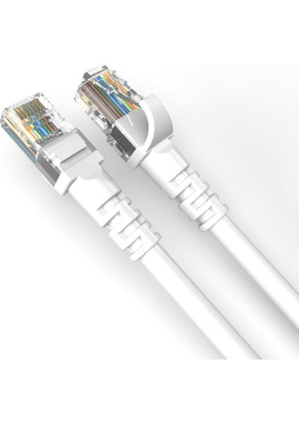 10 Metre Cat6 Network-Ağ-Ethernet Kablosu Beyaz